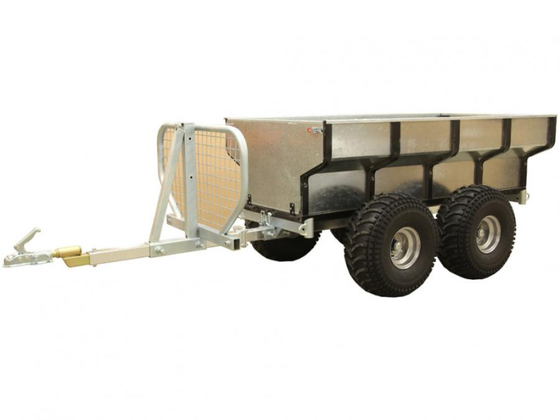 Timber Trailer With Cargo Box: Combo 1000